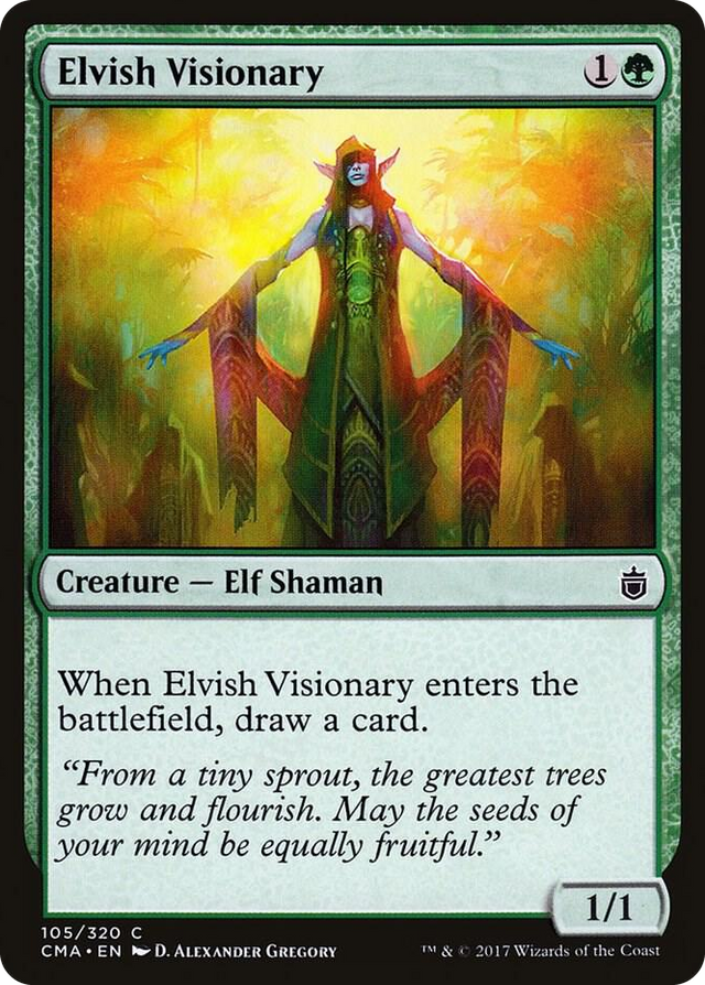 0105 Elvish Visionary C Commander Anthology