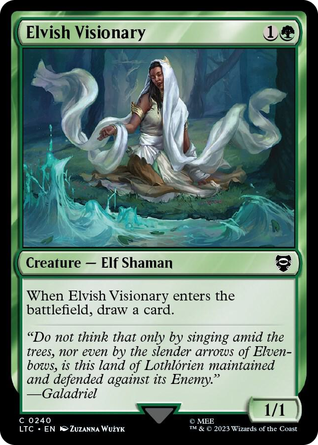 0240 Elvish Visionary C Commander: The Lord of the Rings: Tales of Middle-earth