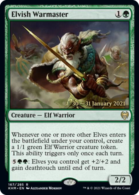 Elvish Warmaster #167 R - Prerelease Cards Pokemon card