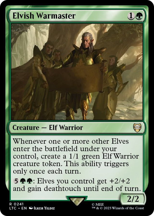0241 Elvish Warmaster R Commander: The Lord of the Rings: Tales of Middle-earth