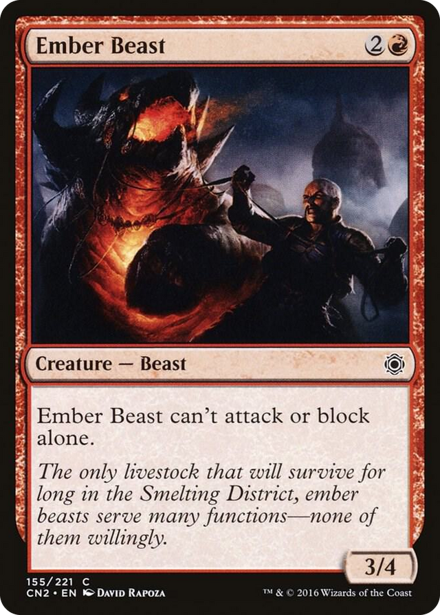0155 Ember Beast C Conspiracy: Take the Crown