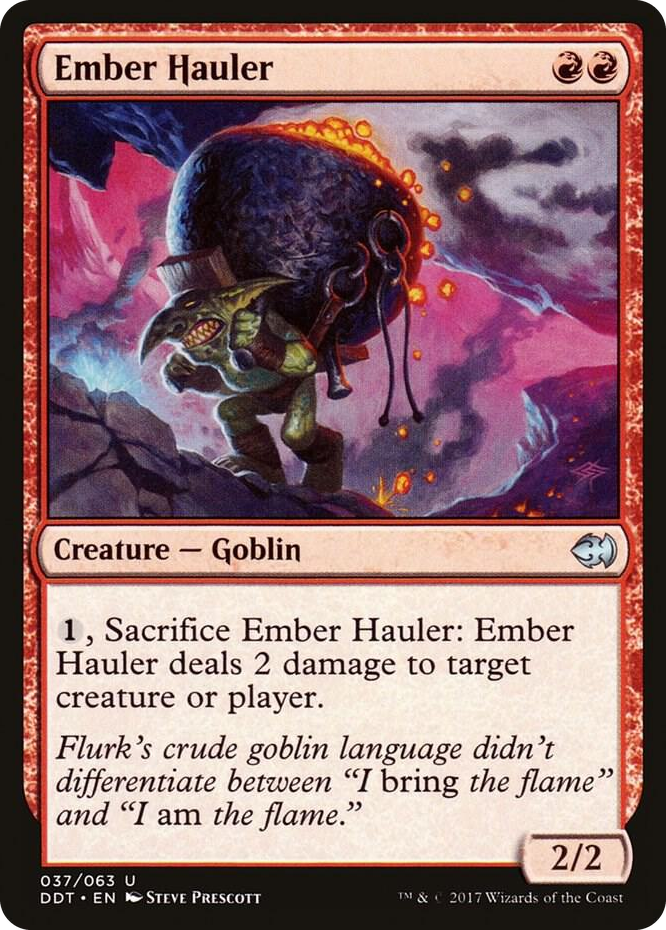 0037 Ember Hauler U Duel Decks: Merfolk vs. Goblins