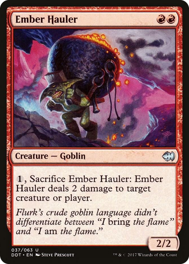 0037 Ember Hauler U Duel Decks: Merfolk vs. Goblins