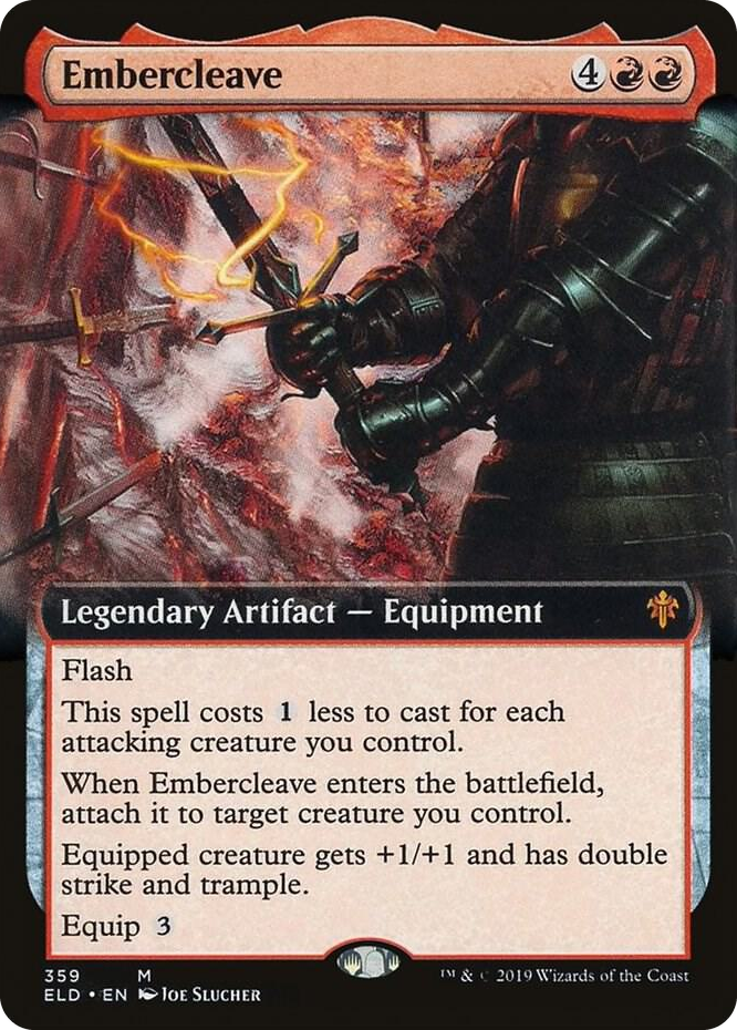 0359 Embercleave (Extended Art) M Throne of Eldraine