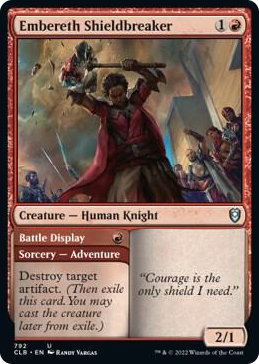 0792 Embereth Shieldbreaker U Commander Legends: Battle for Baldur's Gate
