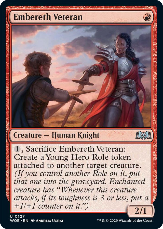 0127 Embereth Veteran U Wilds of Eldraine
