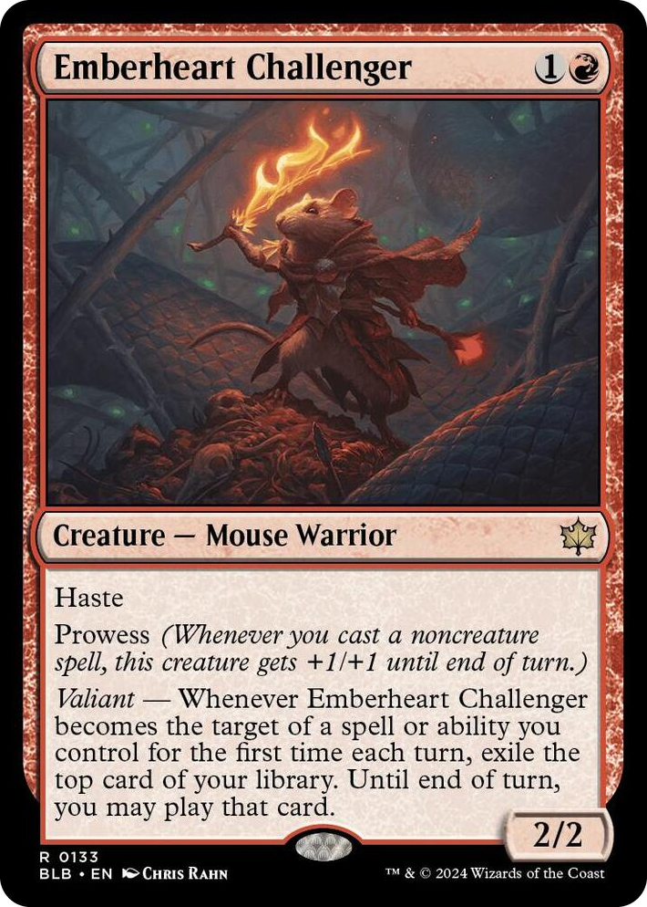 0133 Emberheart Challenger R Bloomburrow