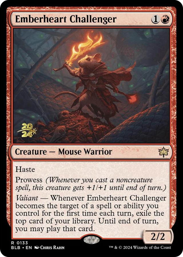 0133 Emberheart Challenger R Prerelease Cards