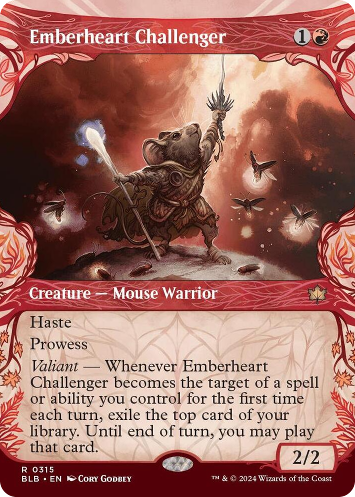 0315 Emberheart Challenger (Showcase) R Bloomburrow