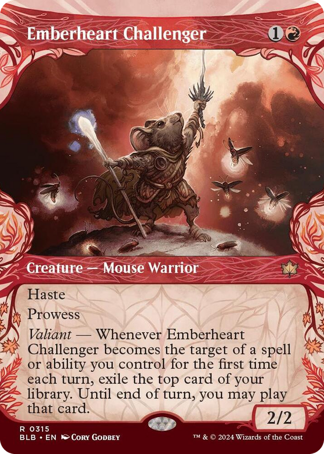 0315 Emberheart Challenger (Showcase) R Bloomburrow