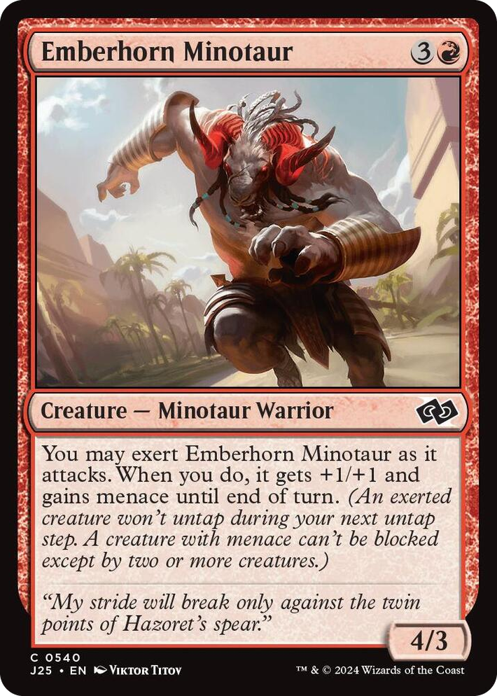 0540 Emberhorn Minotaur C Foundations Jumpstart