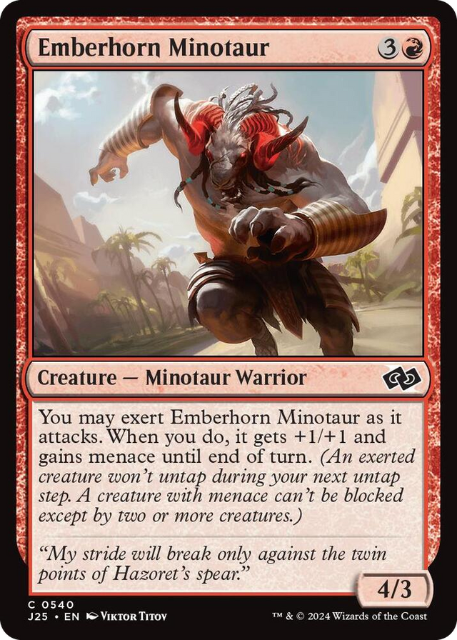 0540 Emberhorn Minotaur C Foundations Jumpstart
