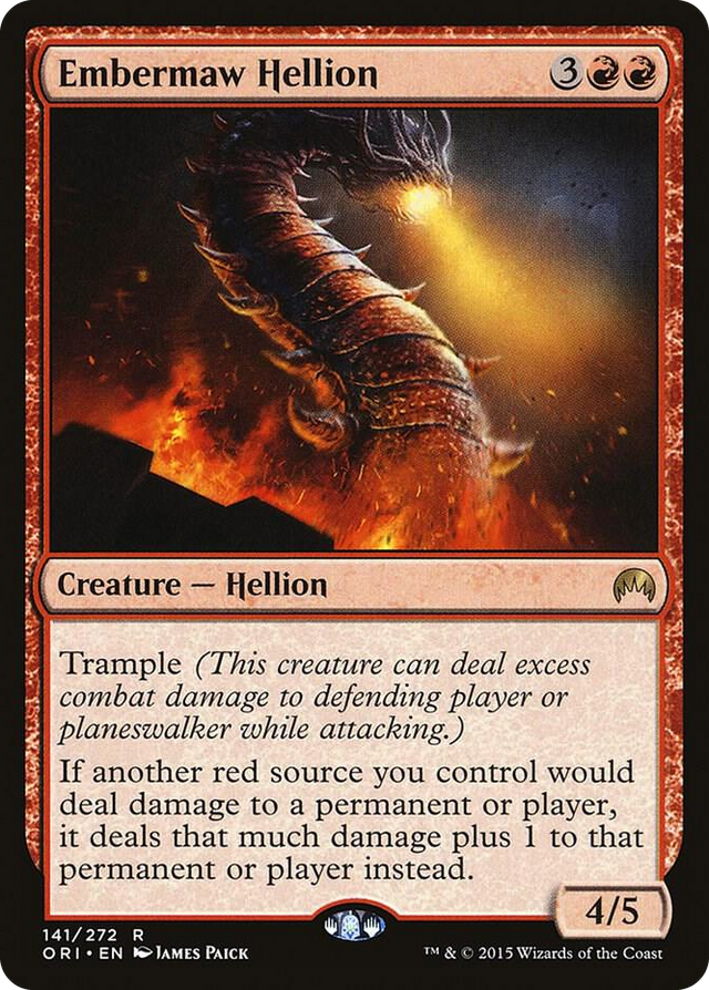 0141 Embermaw Hellion R Magic Origins