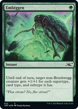 0423 Embiggen (Galaxy Foil) C Unfinity