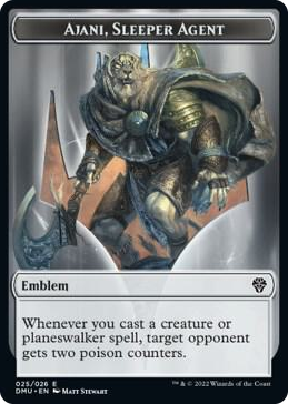 0025 Emblem - Ajani, Sleeper Agent T Dominaria United
