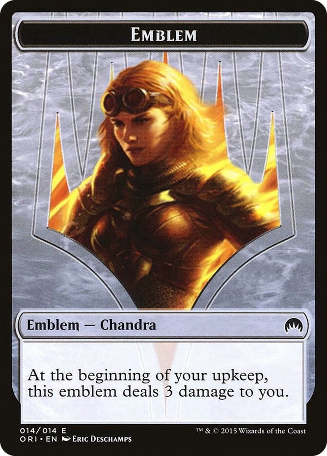 0014 Emblem - Chandra, Roaring Flame T Magic Origins