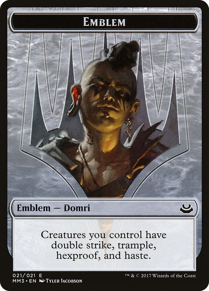 Emblem - Domri Rade #21 T - Modern Masters 2017 Pokemon card