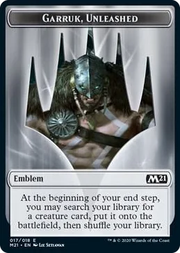 0017 Emblem - Garruk, Unleashed T Core Set 2021