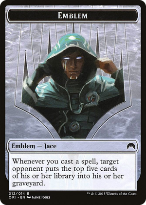0012 Emblem - Jace, Telepath Unbound T Magic Origins