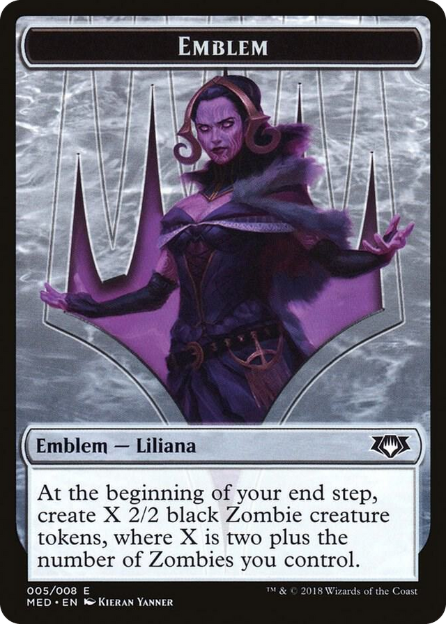 0005 Emblem - Liliana, the Last Hope T Mythic Edition: Guilds of Ravnica