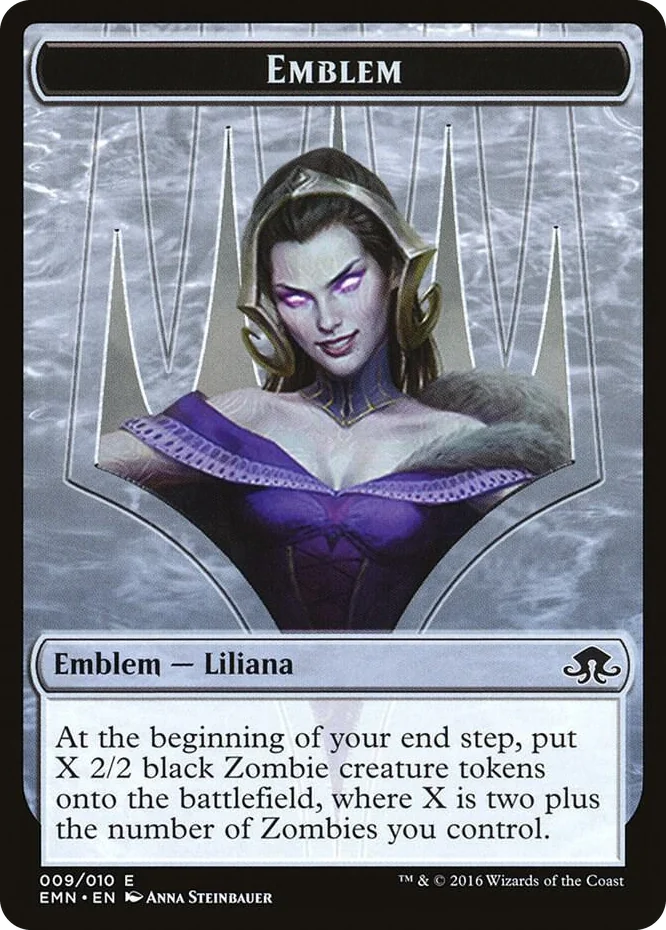 0009 Emblem - Liliana, the Last Hope T Eldritch Moon