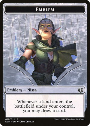 0011 Emblem - Nissa, Vital Force T Kaladesh