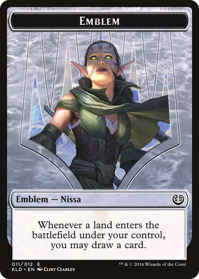 Emblem - Nissa, Vital Force #11 T - Kaladesh Pokemon card