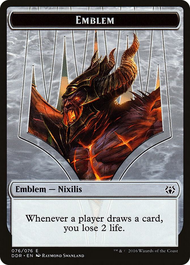0076 Emblem - Ob Nixilis Reignited T Duel Decks: Nissa vs. Ob Nixilis