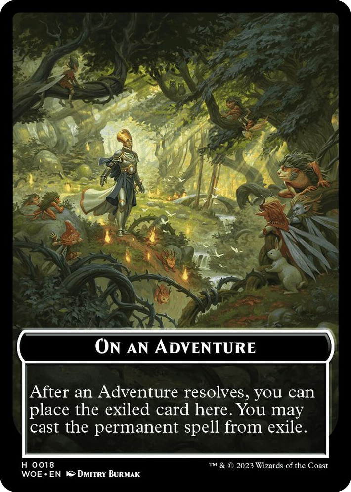 0018 Emblem - On an Adventure T Wilds of Eldraine
