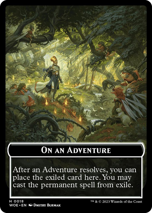 0018 Emblem - On an Adventure T Wilds of Eldraine