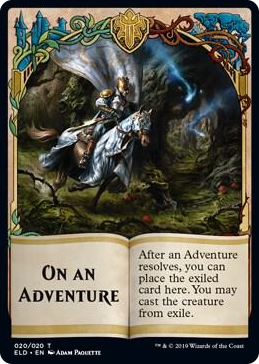 0020 Emblem - On an Adventure T Throne of Eldraine