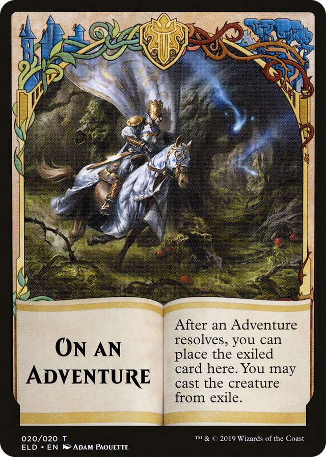 0020 Emblem - On An Adventure Double-Sided (Challenger 2020) T Unique and Miscellaneous Promos