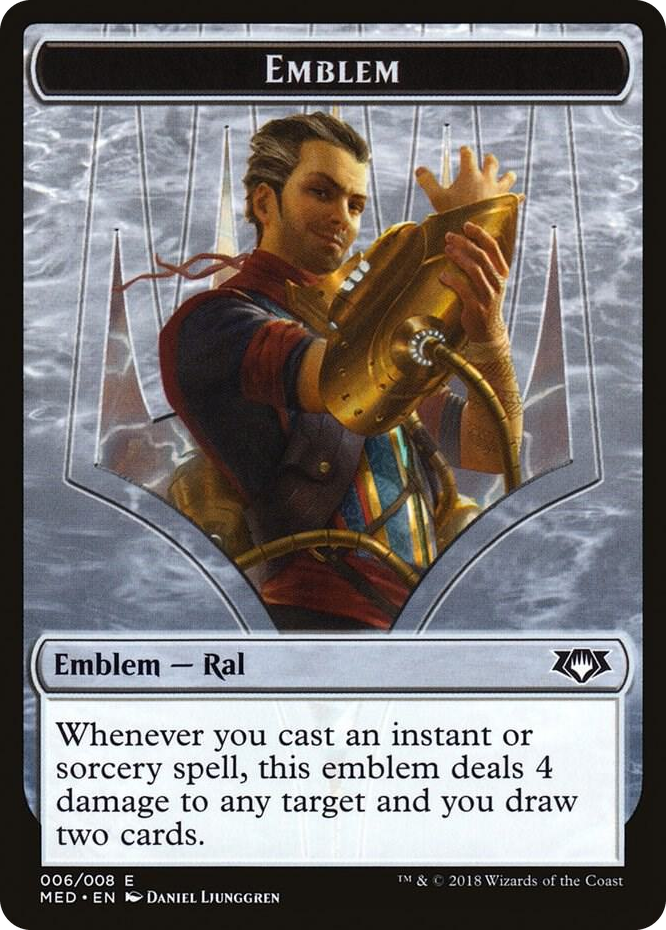 0006 Emblem - Ral, Izzet Viceroy T Mythic Edition: Guilds of Ravnica