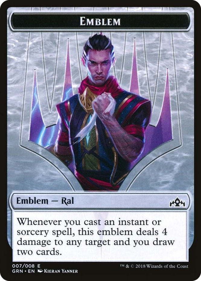 0007 Emblem - Ral, Izzet Viceroy T Guilds of Ravnica