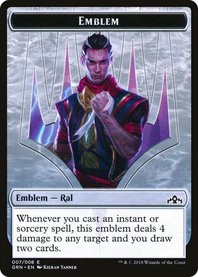 0007 Emblem - Ral, Izzet Viceroy T Guilds of Ravnica