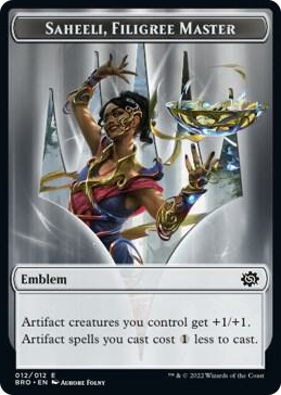 0012 Emblem - Saheeli, Filigree Master T The Brothers' War