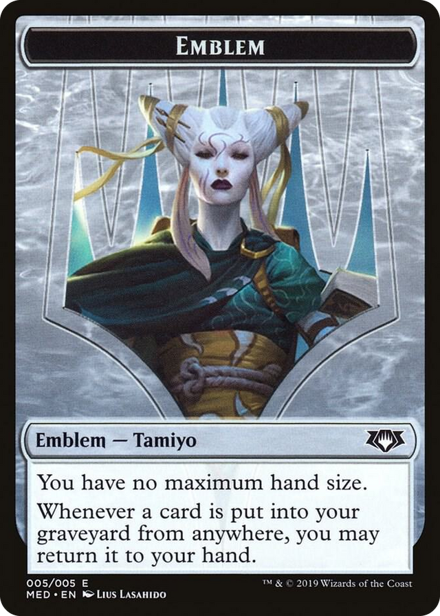 0005 Emblem - Tamiyo, the Moon Sage T Mythic Edition: Ravnica Allegiance