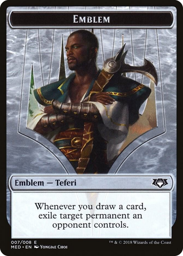 0007 Emblem - Teferi, Hero of Dominaria T Mythic Edition: Guilds of Ravnica