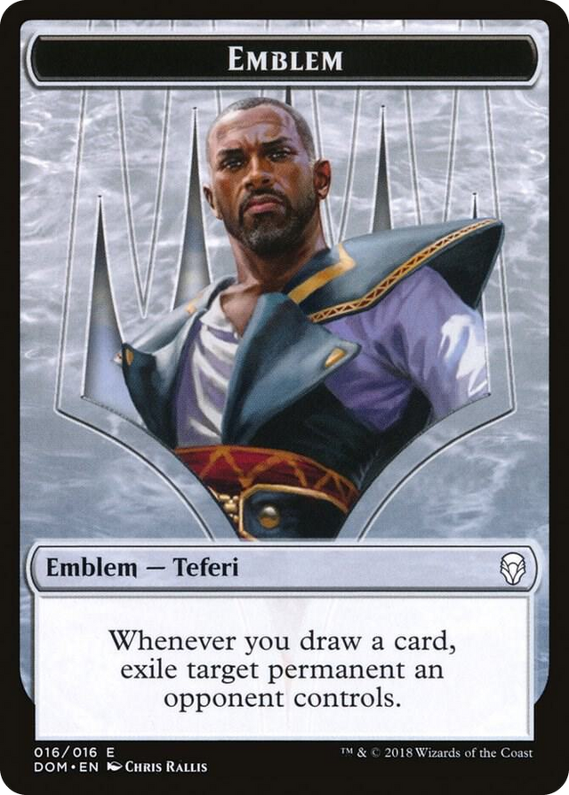 0016 Emblem - Teferi, Hero of Dominaria T Dominaria