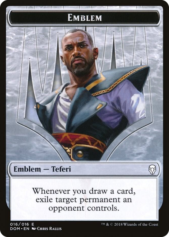 0016 Emblem - Teferi, Hero of Dominaria T Dominaria