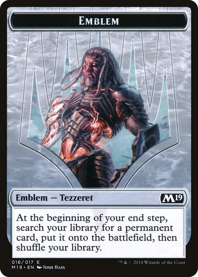 0016 Emblem - Tezzeret, Artifice Master T Core Set 2019