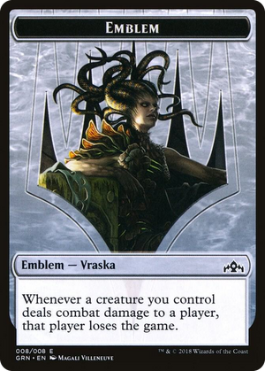0008 Emblem - Vraska, Golgari Queen T Guilds of Ravnica
