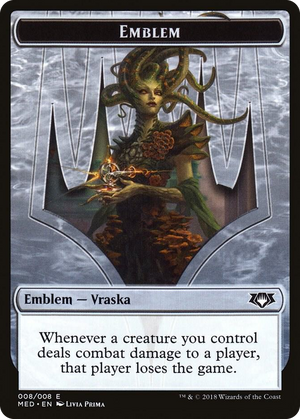 0008 Emblem - Vraska, Golgari Queen T Mythic Edition: Guilds of Ravnica