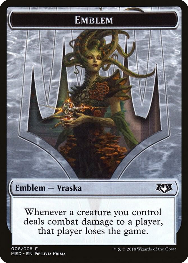0008 Emblem - Vraska, Golgari Queen T Mythic Edition: Guilds of Ravnica