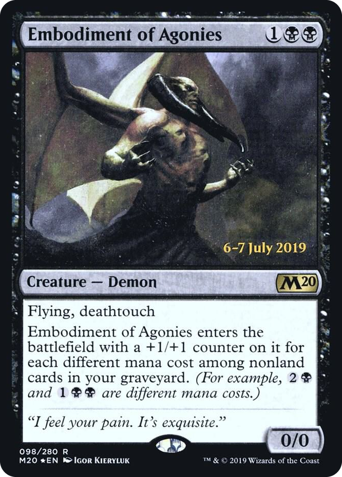 0098 Embodiment of Agonies R Prerelease Cards
