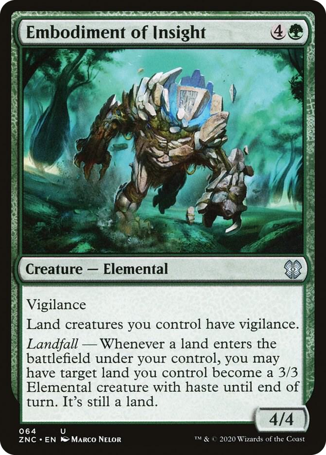 0064 Embodiment of Insight U Commander: Zendikar Rising