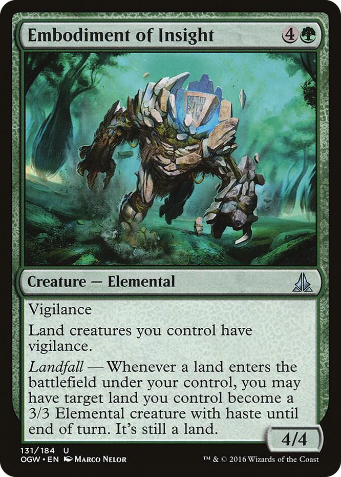 Embodiment of Insight #131 U - Oath of the Gatewatch Pokemon card