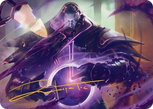 0013 Embrace Oblivion Art Card (Gold-Stamped Signature) S Art Series: Edge of Eternities