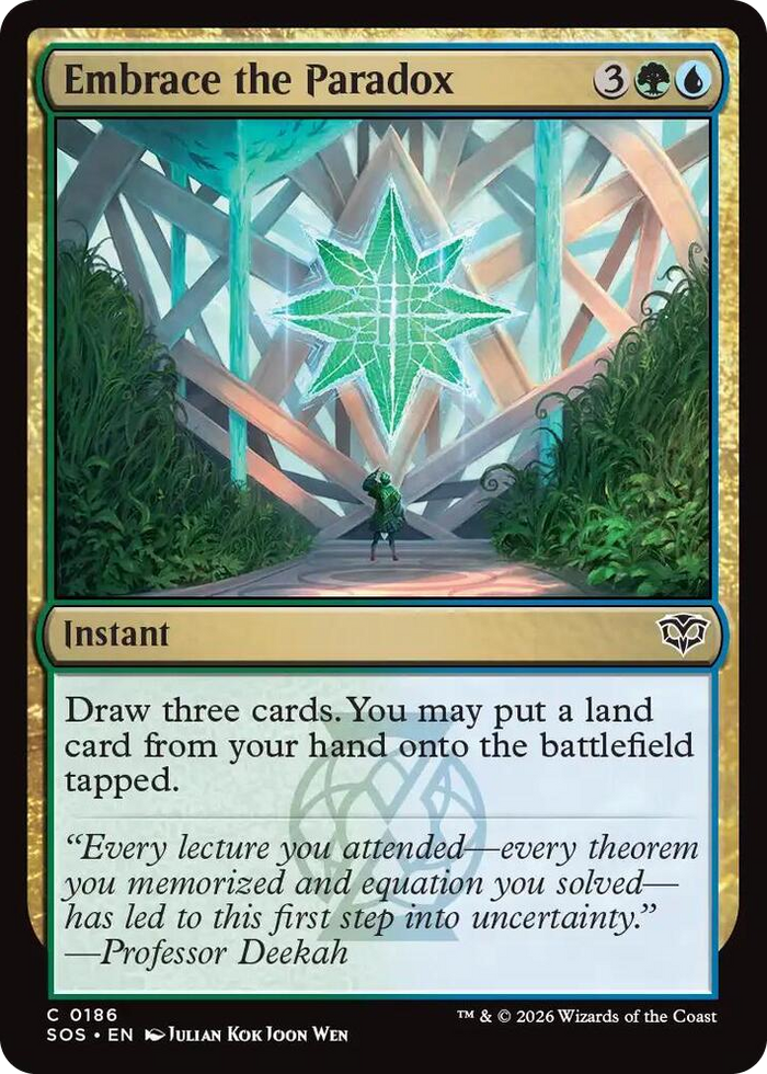 Embrace the Paradox #186 C - Secrets of Strixhaven Pokemon card