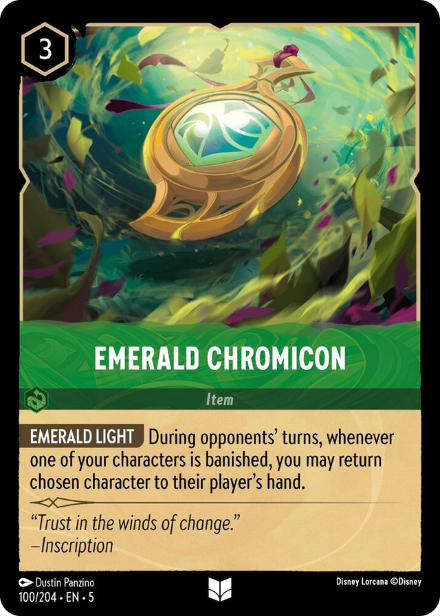 0100 Emerald Chromicon Uncommon Shimmering Skies
